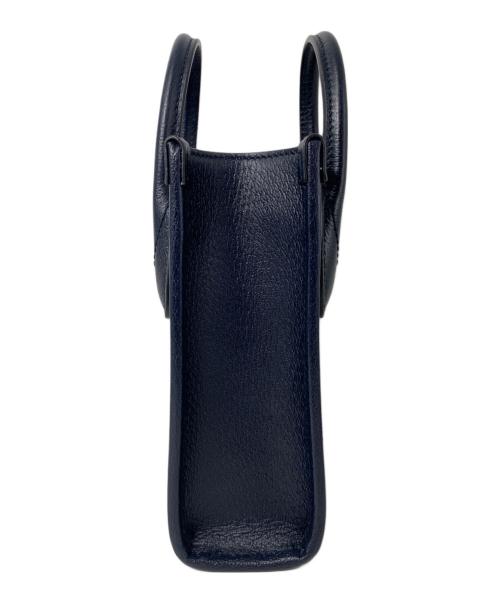 GUCCI（グッチ）GUCCI (グッチ) 2WAYショルダーバッグ ネイビー×ベージュの古着・服飾アイテム