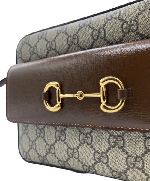 GUCCI（グッチ）GUCCI (グッチ) グッチ ホースビット 1955 スモール カメラバッグ ベージュ サイズ:スモールの古着・服飾アイテム