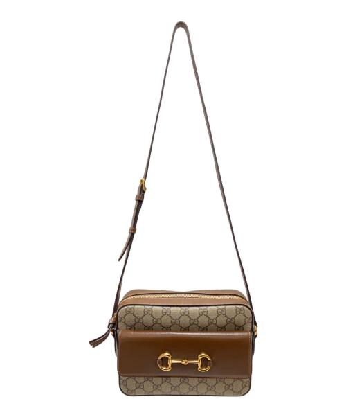 GUCCI（グッチ）GUCCI (グッチ) グッチ ホースビット 1955 スモール カメラバッグ ベージュ サイズ:スモールの古着・服飾アイテム