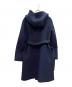 LOUIS VUITTON (ルイ ヴィトン) Reversible Long Hooded Wrap Coat/リバーシブル ロング フーデッド ラップコート ネイビー サイズ:36 未使用品：380000円