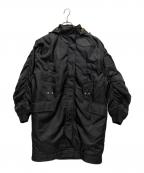 LOUIS VUITTONルイ ヴィトン）の古着「モノグラムベルトコート」｜ブラック