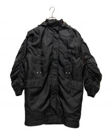 LOUIS VUITTON（ルイ ヴィトン）の古着「モノグラムベルトコート」｜ブラック