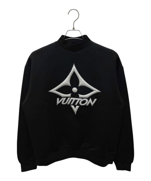 LOUIS VUITTON（ルイ ヴィトン）LOUIS VUITTON (ルイ ヴィトン) モノグラムロゴスウェットシャツ ブラック サイズ:Mの古着・服飾アイテム