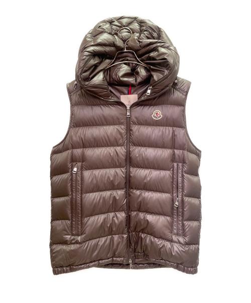 MONCLER（モンクレール）MONCLER (モンクレール) BARANT/ダウンベスト ブラウン サイズ:3の古着・服飾アイテム