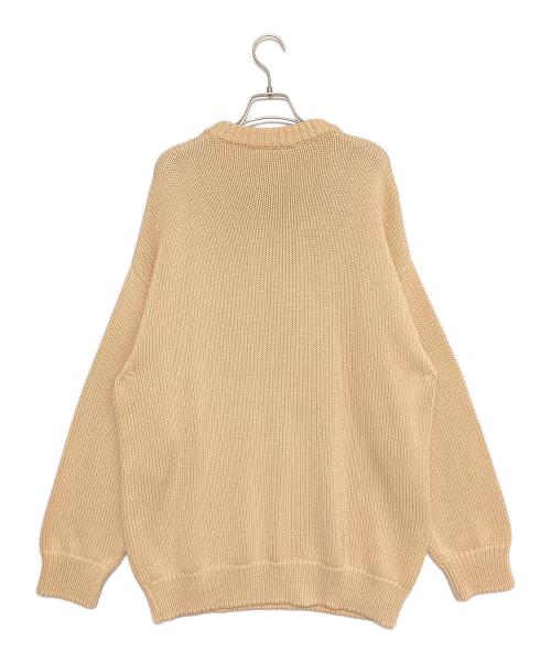 BALENCIAGA（バレンシアガ）BALENCIAGA (バレンシアガ) エンブロイダリーオーバーサイズニット ベージュ サイズ:XSの古着・服飾アイテム