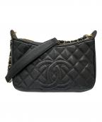 CHANELシャネル）の古着「チェーンワンショルダーバッグ」｜ブラック