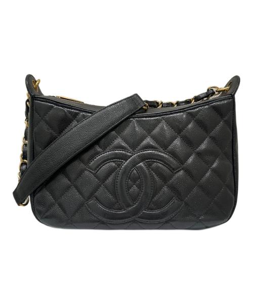 CHANEL（シャネル）CHANEL (シャネル) チェーンワンショルダーバッグ ブラック サイズ:28の古着・服飾アイテム
