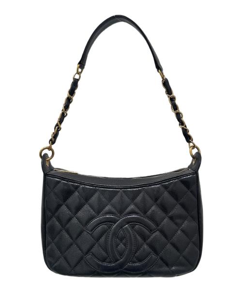 CHANEL（シャネル）CHANEL (シャネル) チェーンワンショルダーバッグ ブラック サイズ:28の古着・服飾アイテム