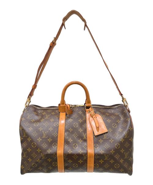 LOUIS VUITTON（ルイ ヴィトン）LOUIS VUITTON (ルイ ヴィトン) キーポル・バンドリエール 45 M41418 ブラウン サイズ:45の古着・服飾アイテム