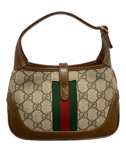 GUCCI（グッチ）GUCCI (グッチ) GGスプリーム　ジャッキー1961/ショルダーバッグ ベージュ サイズ:ミニ/mininの古着・服飾アイテム