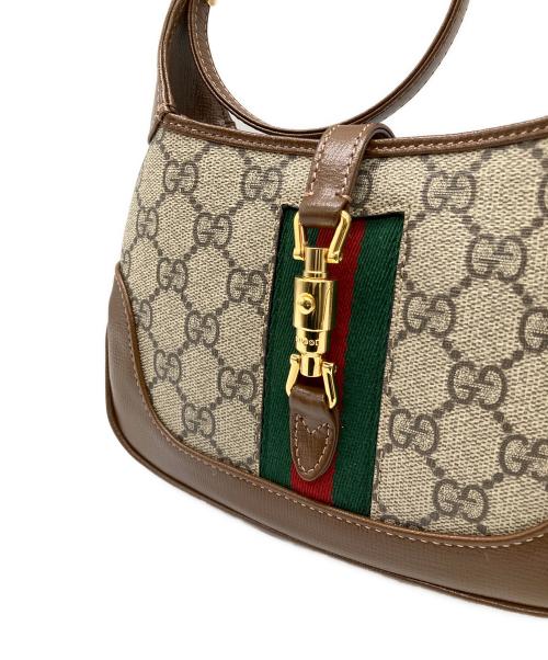 GUCCI（グッチ）GUCCI (グッチ) GGスプリーム　ジャッキー1961/ショルダーバッグ ベージュ サイズ:ミニ/mininの古着・服飾アイテム