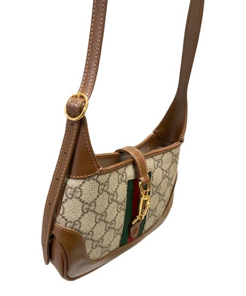 GUCCI（グッチ）GUCCI (グッチ) GGスプリーム　ジャッキー1961/ショルダーバッグ ベージュ サイズ:ミニ/mininの古着・服飾アイテム