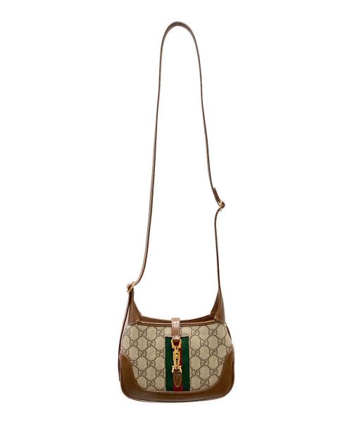 GUCCI（グッチ）GUCCI (グッチ) GGスプリーム　ジャッキー1961/ショルダーバッグ ベージュ サイズ:ミニ/mininの古着・服飾アイテム