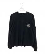 CHROME HEARTSクロムハーツ）の古着「CHプラス サークルロゴ ロングスリーブカットソー」｜ブラック