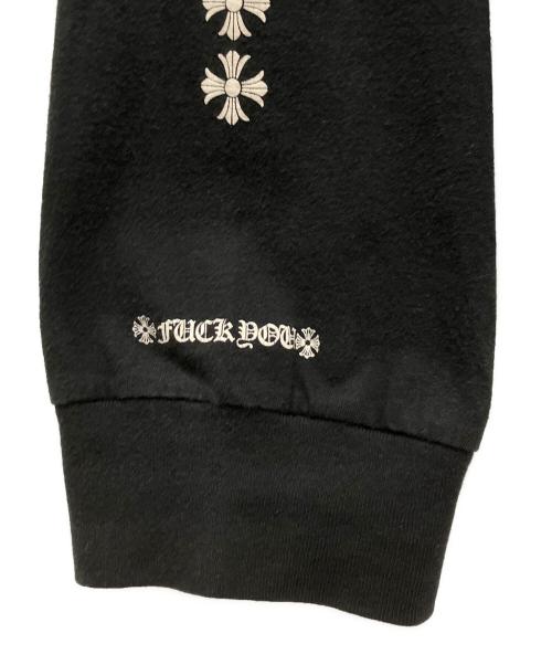 CHROME HEARTS（クロムハーツ）CHROME HEARTS (クロムハーツ) CHプラス サークルロゴ ロングスリーブカットソー ブラック サイズ:XLの古着・服飾アイテム