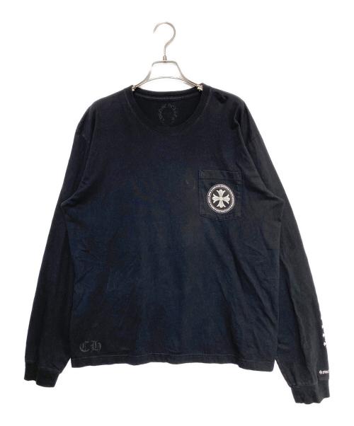 CHROME HEARTS（クロムハーツ）CHROME HEARTS (クロムハーツ) CHプラスロングスリーブTシャツ ブラック サイズ:XLの古着・服飾アイテム