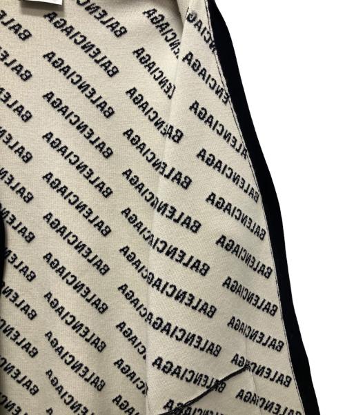 BALENCIAGA（バレンシアガ）BALENCIAGA (バレンシアガ)  BALENCIAGA ロゴジャカード コットン カーディガン ブラック サイズ:2の古着・服飾アイテム