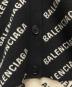 中古・古着 BALENCIAGA (バレンシアガ)  BALENCIAGA ロゴジャカード コットン カーディガン ブラック サイズ:2：80000円