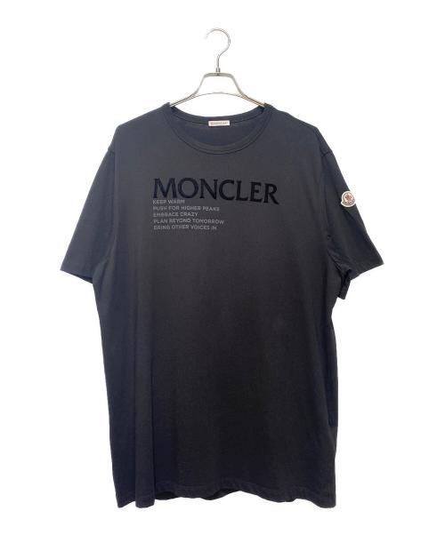 MONCLER（モンクレール）MONCLER (モンクレール) MAGLIA T-SHIRT ブラック サイズ:XLの古着・服飾アイテム