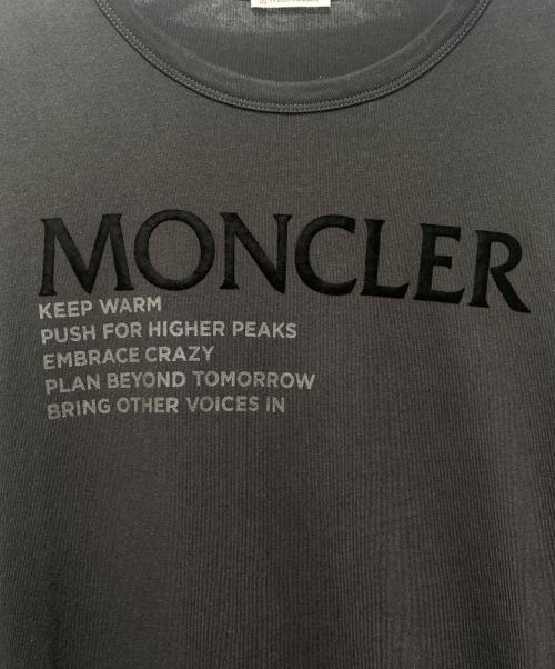 MONCLER（モンクレール）MONCLER (モンクレール) MAGLIA T-SHIRT ブラック サイズ:XLの古着・服飾アイテム