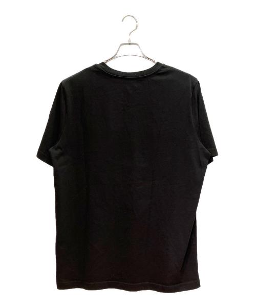 MONCLER（モンクレール）MONCLER (モンクレール) ラバーロゴ Tシャツ ブラック サイズ:Mの古着・服飾アイテム