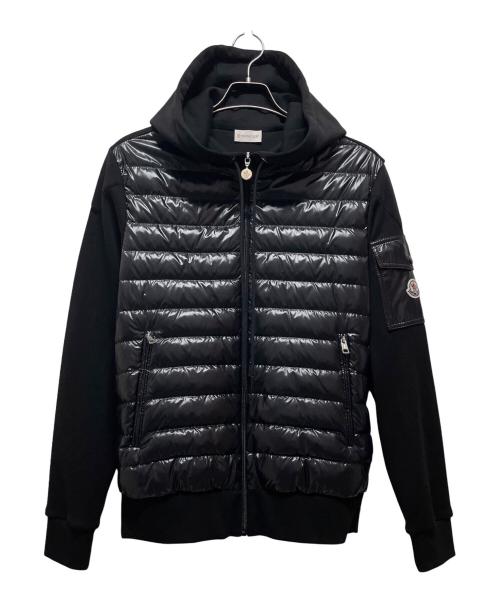MONCLER（モンクレール）MONCLER (モンクレール) MAGLIA/ダウン切替ジップパーカー ブラック サイズ:Mの古着・服飾アイテム