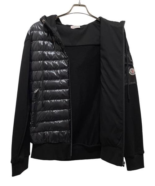 MONCLER（モンクレール）MONCLER (モンクレール) MAGLIA/ダウン切替ジップパーカー ブラック サイズ:Mの古着・服飾アイテム