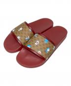 GUCCI×ドラえもんグッチ×ドラエモン）の古着「GGスプリームサンダル」｜ブラウン