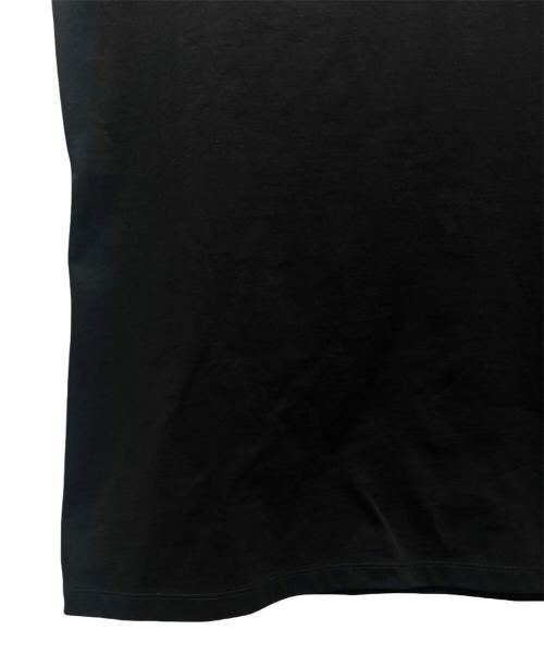 MONCLER（モンクレール）MONCLER (モンクレール) ビーズロゴTシャツ ブラック サイズ:XLの古着・服飾アイテム