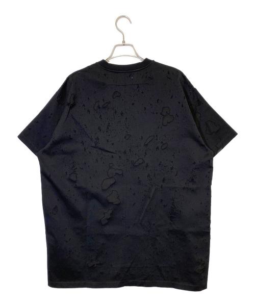 GIVENCHY（ジバンシィ）GIVENCHY (ジバンシィ) デストロイ加工Tシャツ ブラック サイズ:Lの古着・服飾アイテム