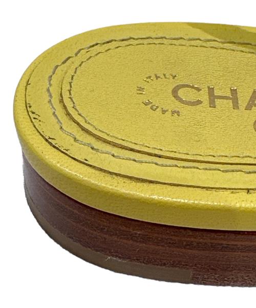 CHANEL（シャネル）CHANEL (シャネル) トングサンダル イエロー サイズ:38の古着・服飾アイテム