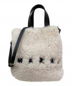 MARNIマルニ）の古着「MUSEO SOFT MINI」｜ホワイト×ブラック