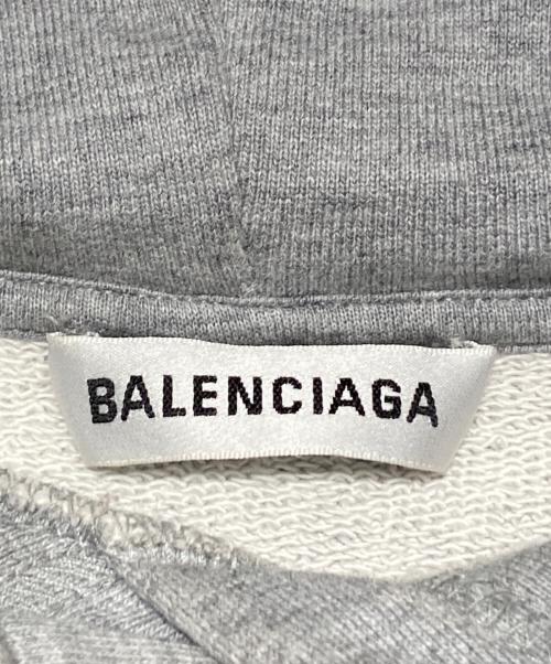 BALENCIAGA（バレンシアガ）BALENCIAGA (バレンシアガ) ロゴパーカー グレー サイズ:Sの古着・服飾アイテム
