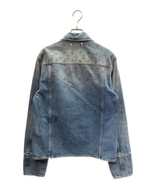 LOUIS VUITTON（ルイ ヴィトン）LOUIS VUITTON (ルイ ヴィトン) モノグラムデニムジャケット インディゴ サイズ:44の古着・服飾アイテム