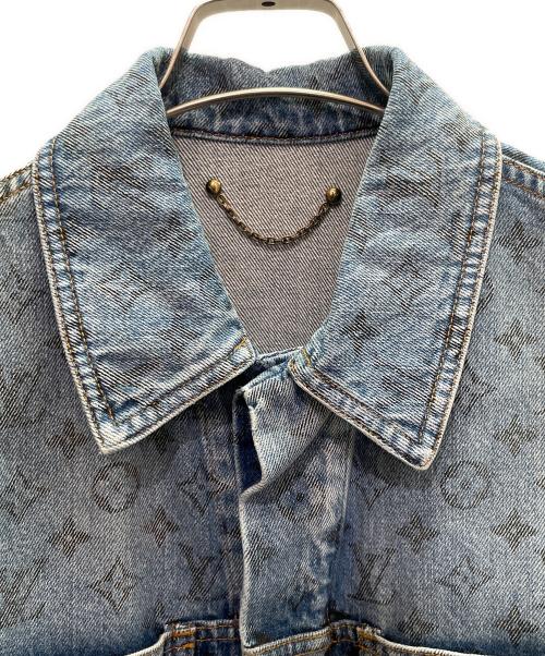 LOUIS VUITTON（ルイ ヴィトン）LOUIS VUITTON (ルイ ヴィトン) モノグラムデニムジャケット インディゴ サイズ:44の古着・服飾アイテム