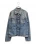 LOUIS VUITTON（ルイ ヴィトン）の古着「モノグラムデニムジャケット」｜インディゴ