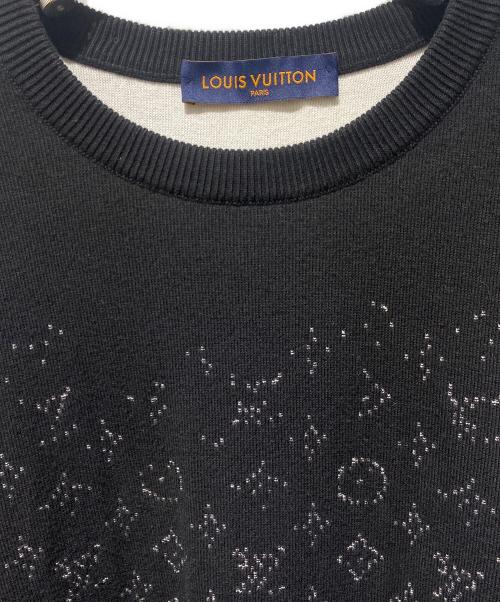 LOUIS VUITTON（ルイ ヴィトン）LOUIS VUITTON (ルイ ヴィトン) 21AW モノグラムグラディエントニット ブラック サイズ:Lの古着・服飾アイテム