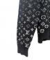 中古・古着 LOUIS VUITTON (ルイ ヴィトン) 21AW モノグラムグラディエントニット ブラック サイズ:L：130000円