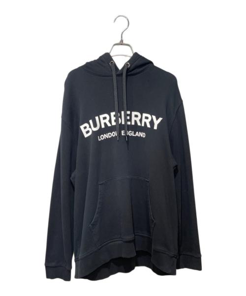 BURBERRY（バーバリー）BURBERRY (バーバリー) ロゴパーカー ブラック サイズ:XLの古着・服飾アイテム