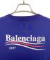 中古・古着 BALENCIAGA (バレンシアガ) キャンペーンロゴTシャツ ネイビー サイズ:M：39000円