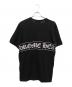 CHROME HEARTS (クロムハーツ) COMME des GARCONS (コムデギャルソン) スクロールラベルロゴTシャツ ブラック サイズ:XXL：55000円