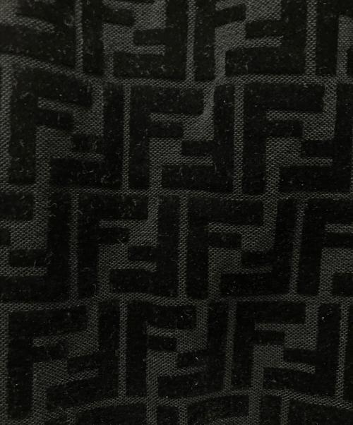 FENDI（フェンディ）FENDI (フェンディ) ズッカ柄ベロアハーフパンツ ブラック サイズ:46の古着・服飾アイテム