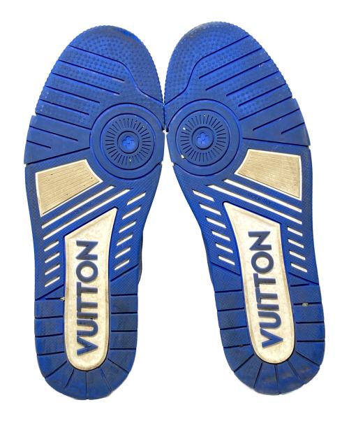 LOUIS VUITTON（ルイ ヴィトン）LOUIS VUITTON (ルイ ヴィトン) LVトレイナーラインスニーカー ブルー×ホワイト サイズ:9の古着・服飾アイテム