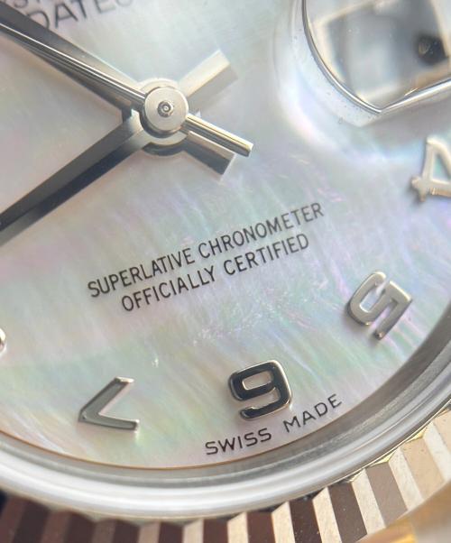 ROLEX（ロレックス）ROLEX (ロレックス) Datejust 26 デイトジャスト Ref.179174NA シェル文字盤 シェル文字盤 サイズ:26.0mm/14.0cmの古着・服飾アイテム