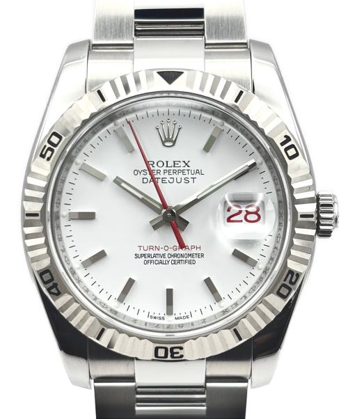 ROLEX（ロレックス）ROLEX (ロレックス) Datejust Turn-O-Graph デイトジャストターノグラフ Ref:116264 36mm 白文字盤 サイズ:36mm/18.0cmの古着・服飾アイテム