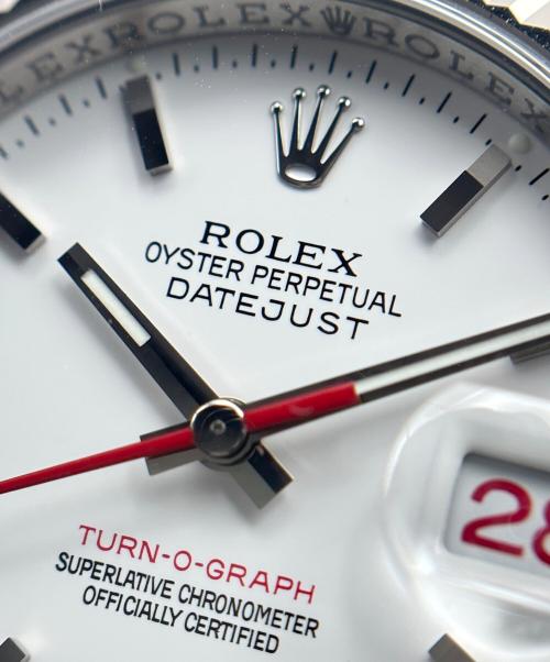 ROLEX（ロレックス）ROLEX (ロレックス) Datejust Turn-O-Graph デイトジャストターノグラフ Ref:116264 36mm 白文字盤 サイズ:36mm/18.0cmの古着・服飾アイテム