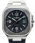 BELL&ROSS（ベルアンドロス）の古着「BR05 Black Steel BR05 ブラックスティール Ref:BR05 黒文字盤」