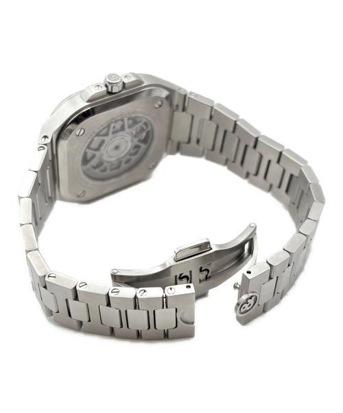 BELL&ROSS（ベルアンドロス）BELL&ROSS (ベルアンドロス) BR05 Black Steel BR05 ブラックスティール Ref:BR05 黒文字盤 サイズ:40mm/20cmの古着・服飾アイテム