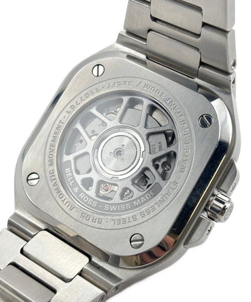BELL&ROSS（ベルアンドロス）BELL&ROSS (ベルアンドロス) BR05 Black Steel BR05 ブラックスティール Ref:BR05 黒文字盤 サイズ:40mm/20cmの古着・服飾アイテム