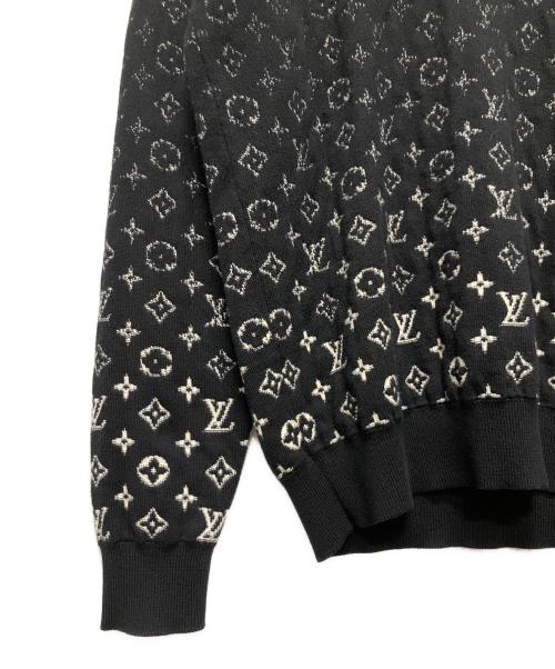 LOUIS VUITTON（ルイ ヴィトン）LOUIS VUITTON (ルイ ヴィトン) モノグラムグラディエントニット ブラック サイズ:Sの古着・服飾アイテム